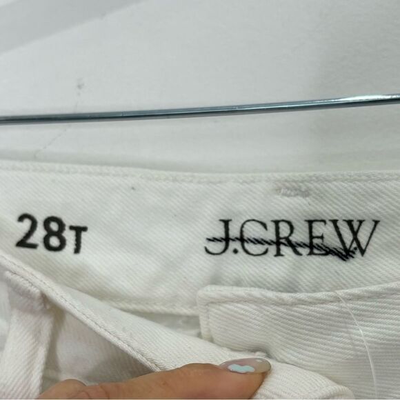 NWT J. Crew Wide-leg essential jean in white - Picture 14 of 15